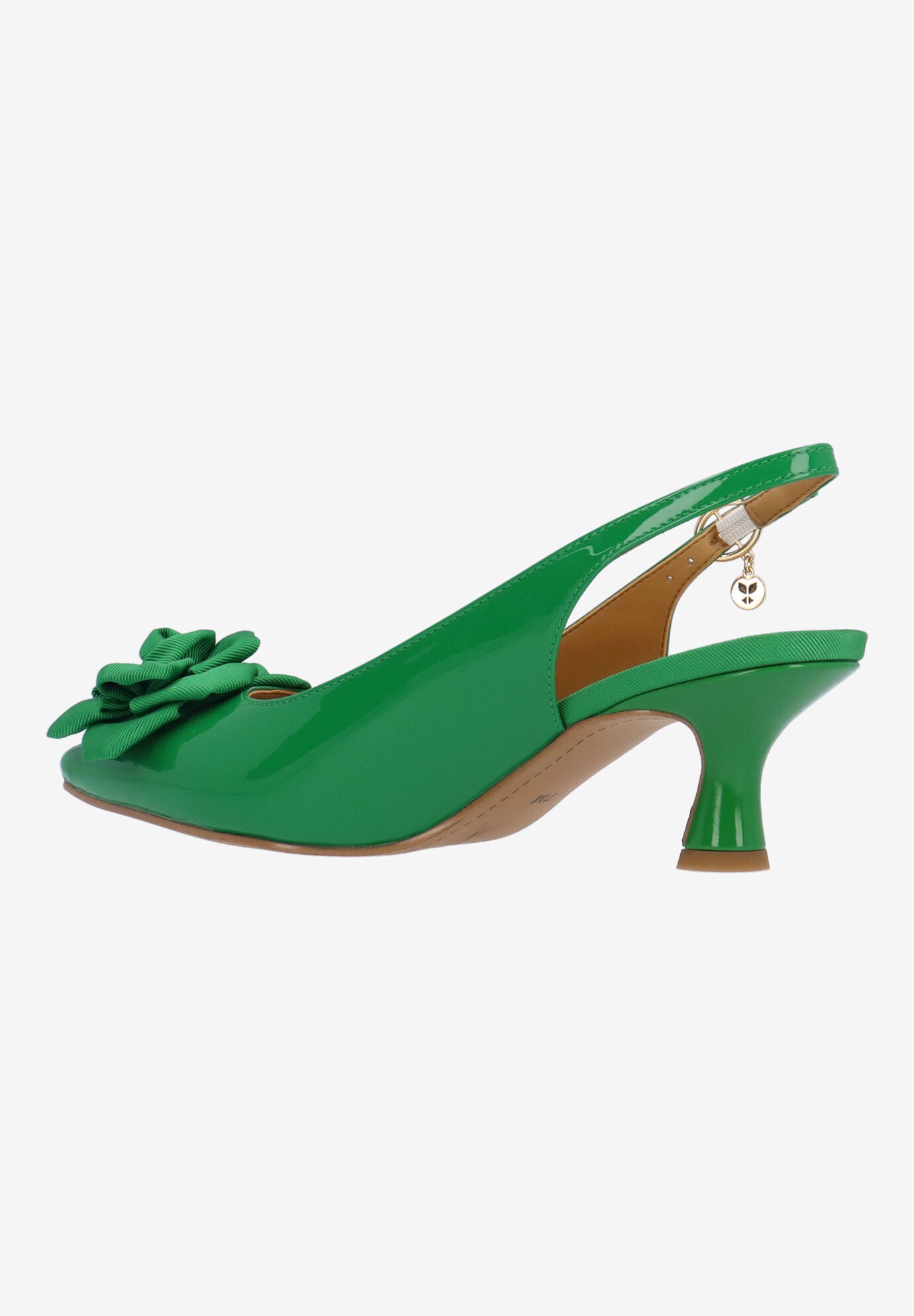 Kendry Slingback Pump, GREEN, alternate image number 5