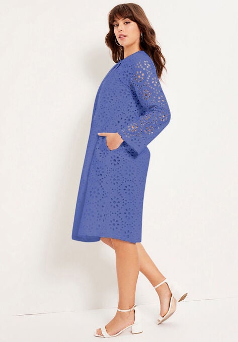 Eyelet Shirtdress, , alternate image number null
