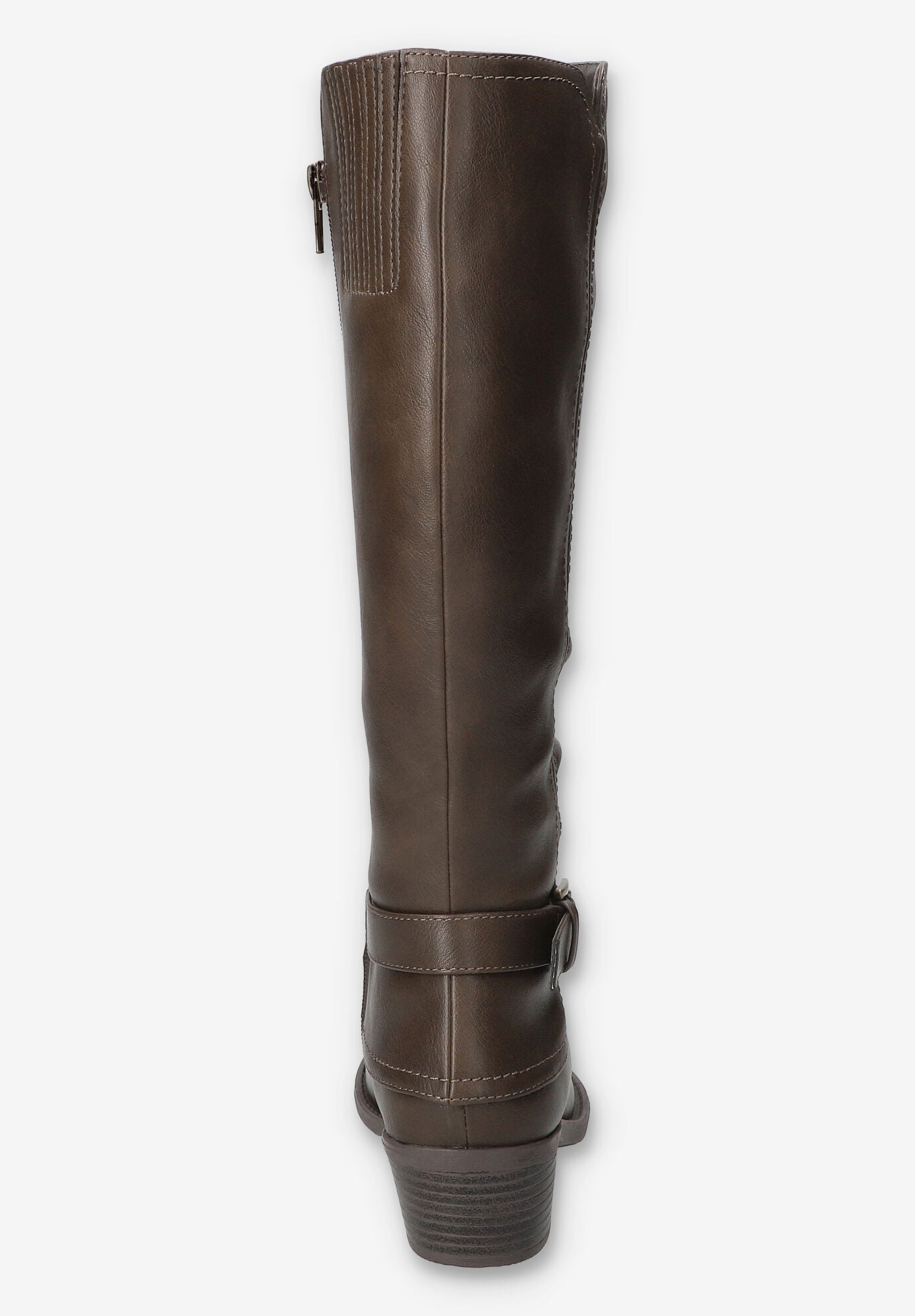 Tenille Plus Wide Calf Boot, BROWN, on-hover image number 1