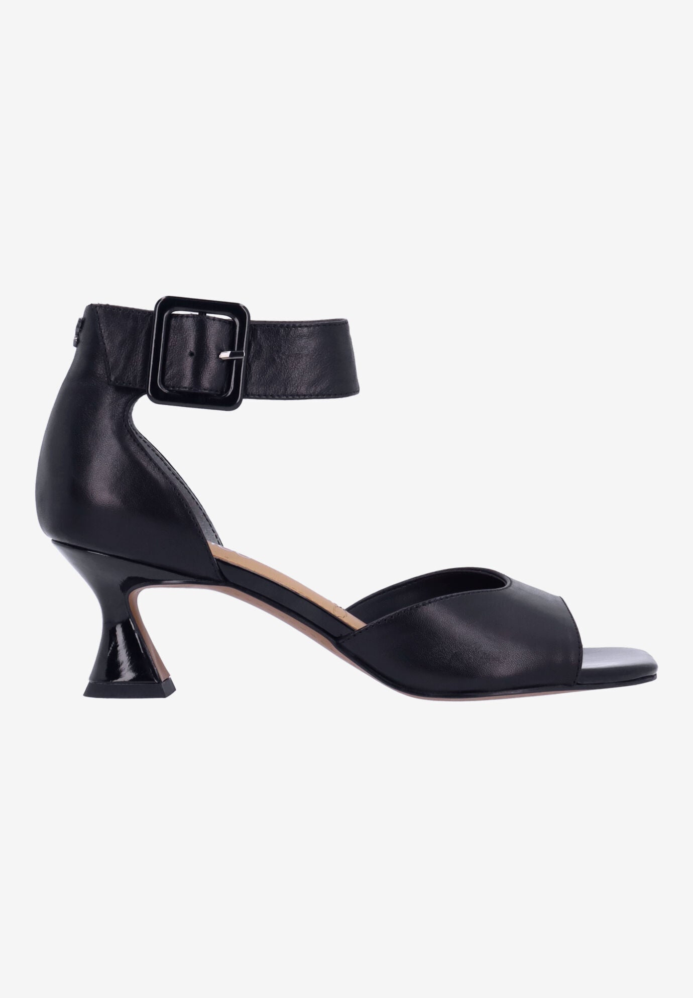 Genevra Ankle Strap Sandal, BLACK, alternate image number 4