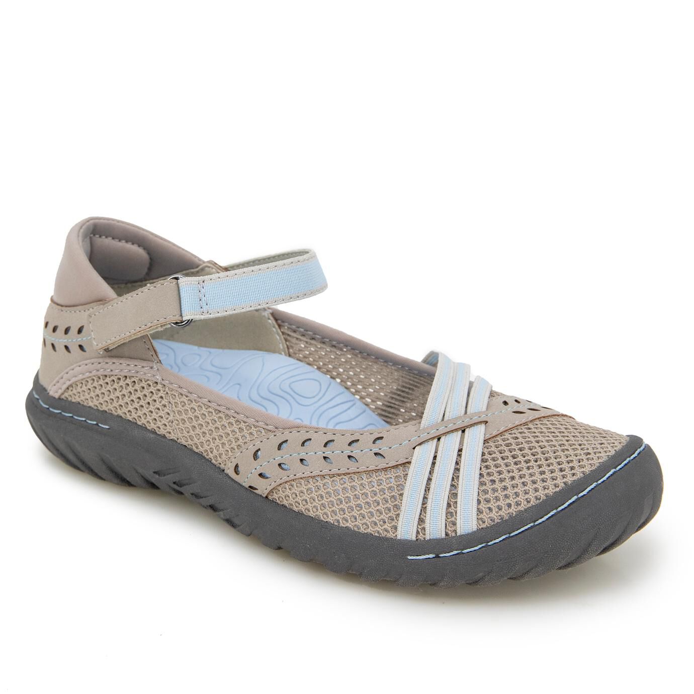 Maya Water Ready Slip On Mary Jane, LIGHT GREY BLUE, hi-res image number 0