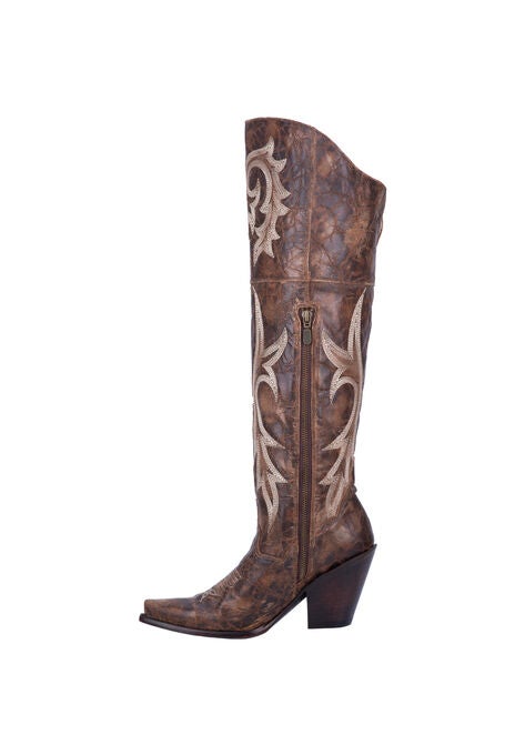 Jilted Over The Knee Western Boot, , alternate image number null