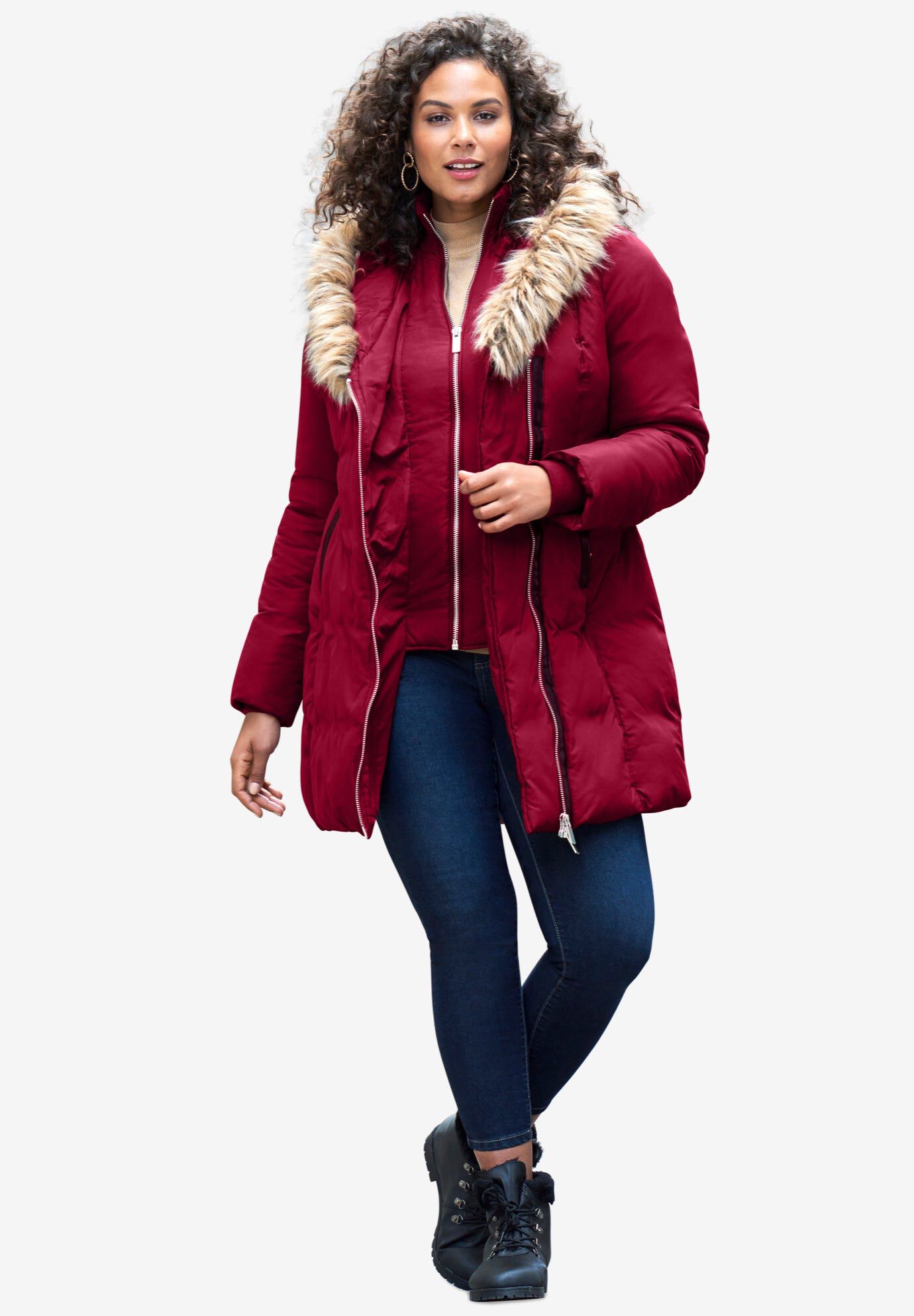 ellos puffer coat