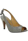 Gervasi Pumps And Slings , PEWTER DANCE GLITTER, hi-res image number null