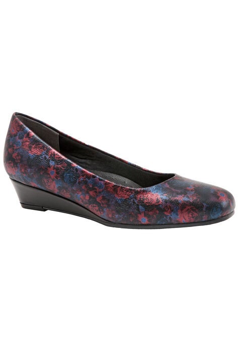 Lauren Wedge , NAVY FLORAL, hi-res image number null
