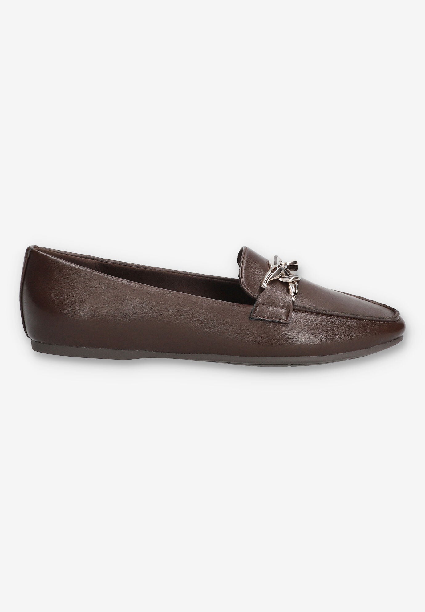 Femi Square Toe Flat, BROWN, alternate image number 2