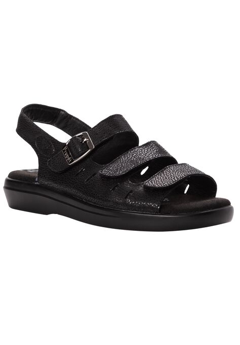 Breeze Sandal by Propet®, BLACK PEARL, hi-res image number null