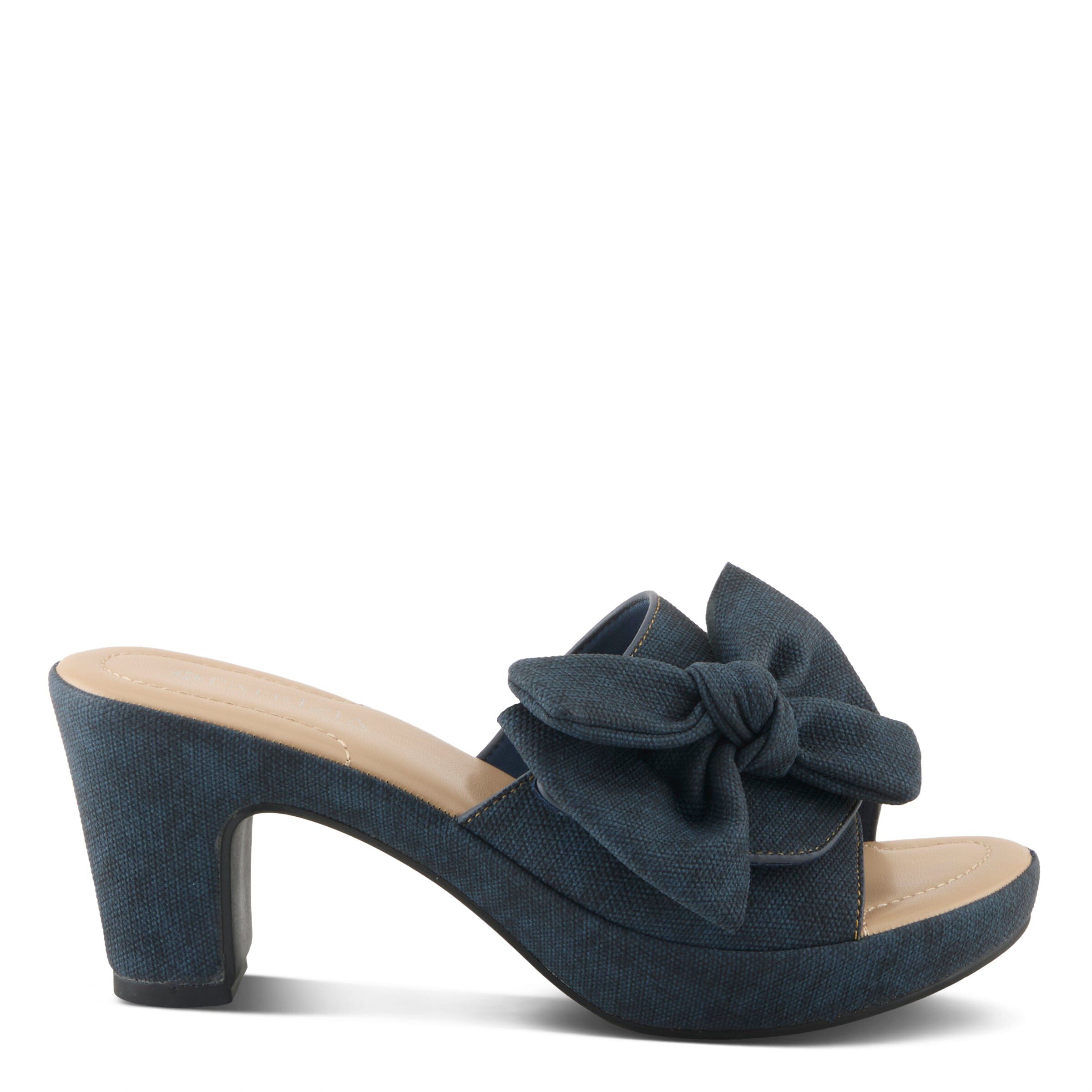 Normajean Slide Sandal, DARK DENIM BLUE, alternate image number 4
