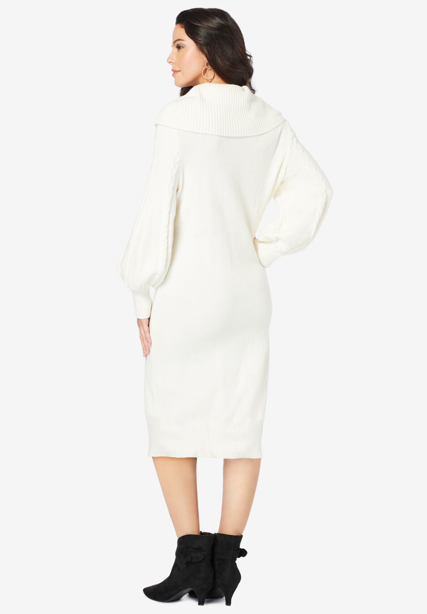 Turtleneck Sweater Dress, , on-hover image number 1