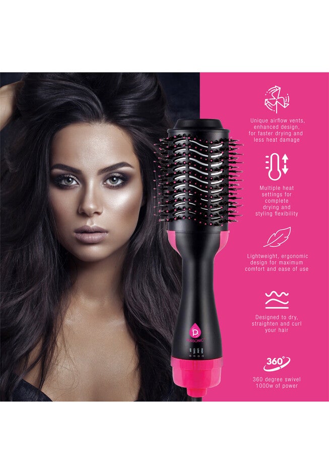 Hot Hair/Volumizer Brush Straightener, , alternate image number 5