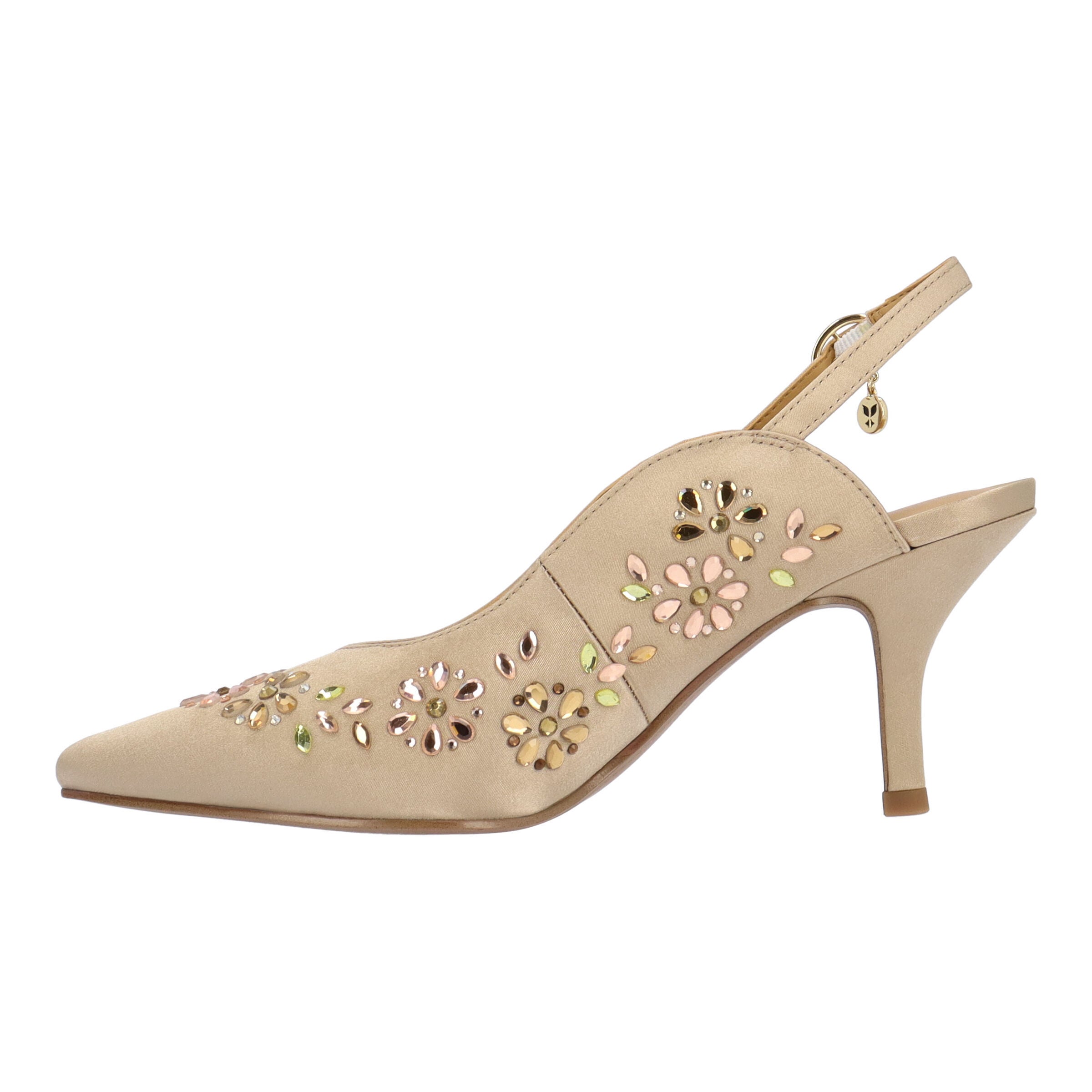 Solara Slingback Pump, BEIGE, alternate image number 4