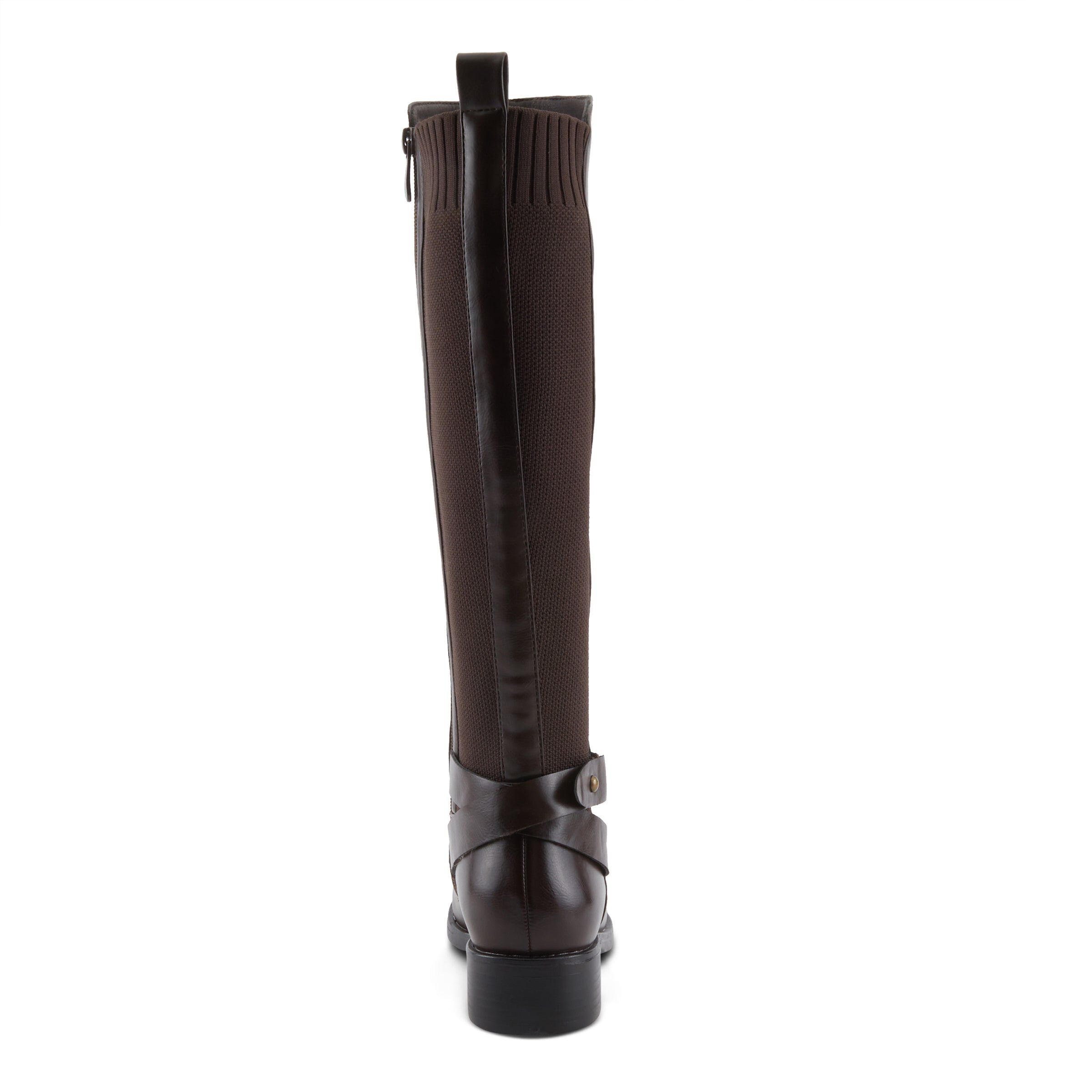 Papina Knee High Tall Boot, DARK BROWN, on-hover image number 1