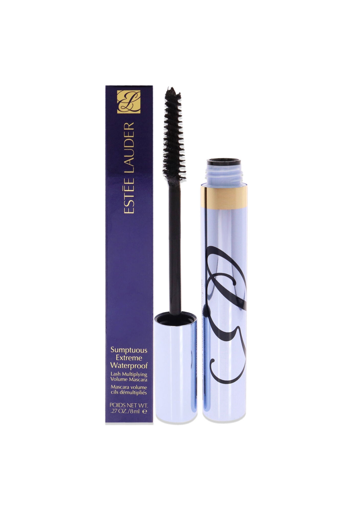 Sumptuous Extreme Waterproof Lash Multiplying Volume Mascara - 0.27 Oz Mascara, EXTREME BLACK, hi-res image number 0