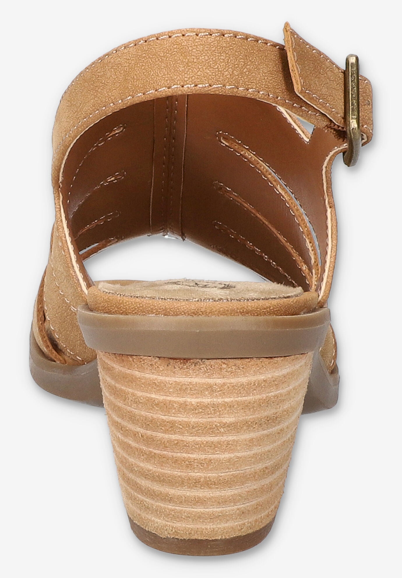 Rhodes Heeled Sandal, TAN, alternate image number 3