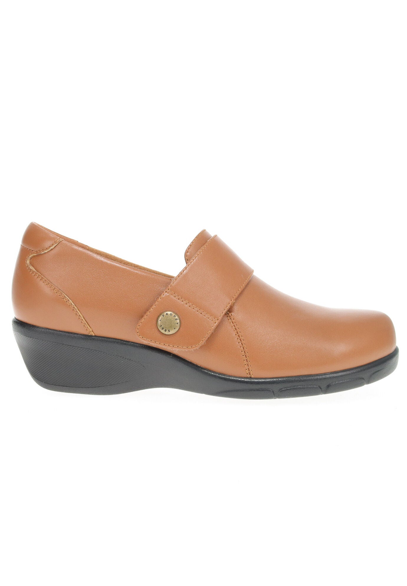 Wallis Slip-On Flat, CARAMEL, alternate image number 4