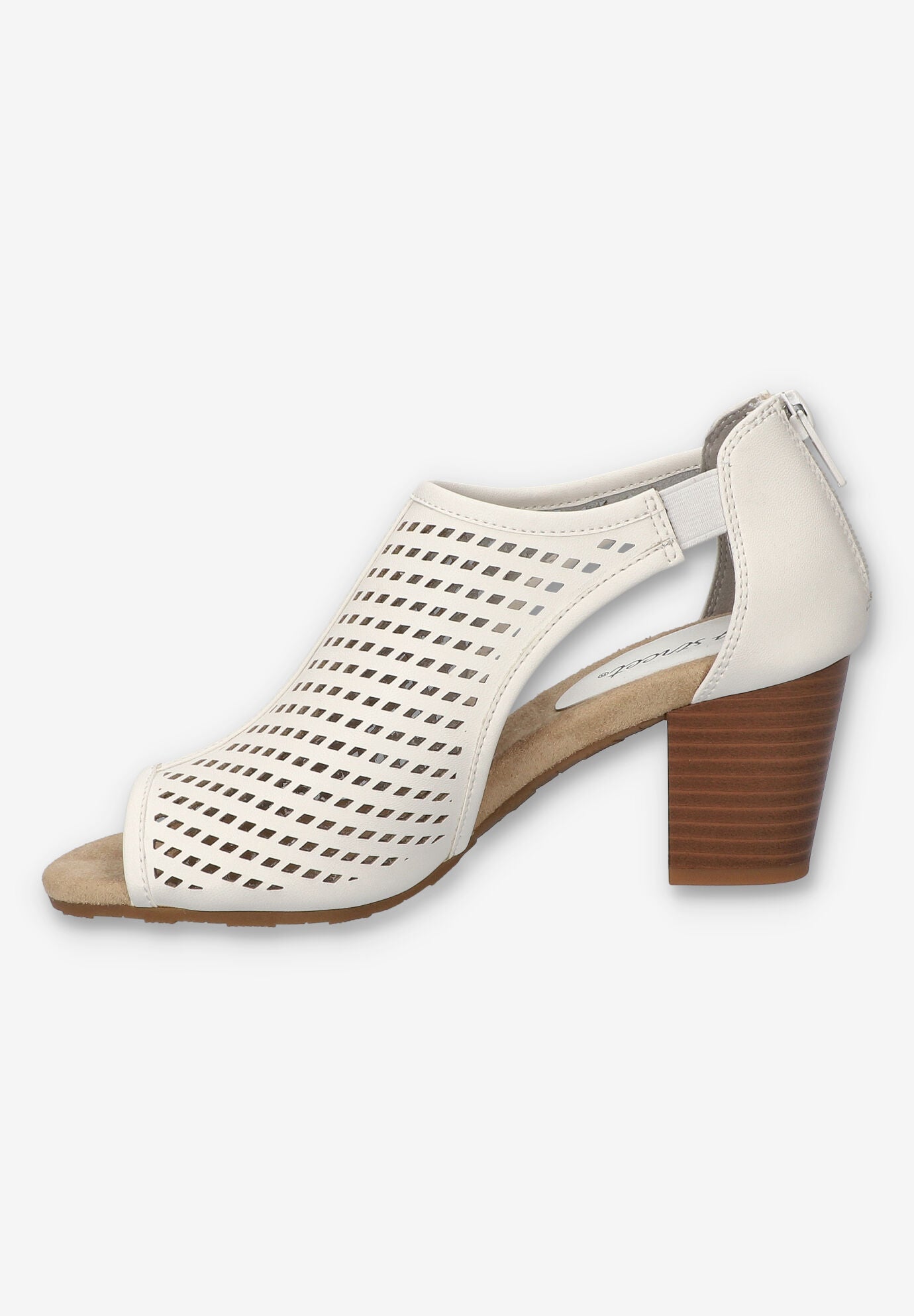 Amiri Heeled Sandal, WHITE, alternate image number 4