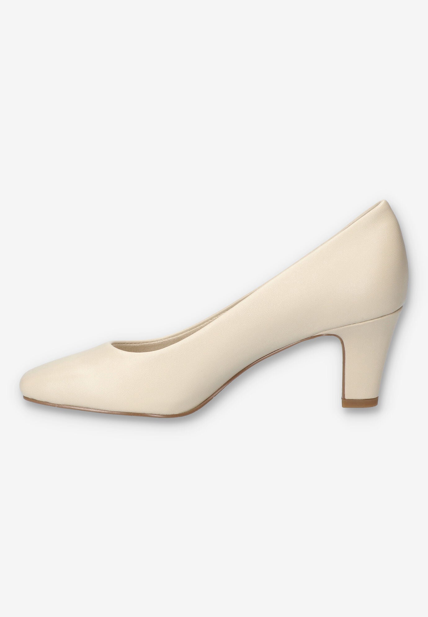 Poet Square Toe Pump, BONE, alternate image number 4