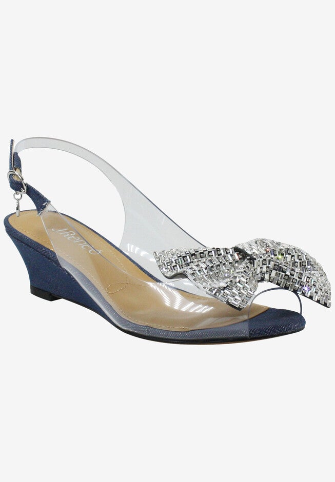 Leana Slingback, VINYL BLUE DENIM, hi-res image number null