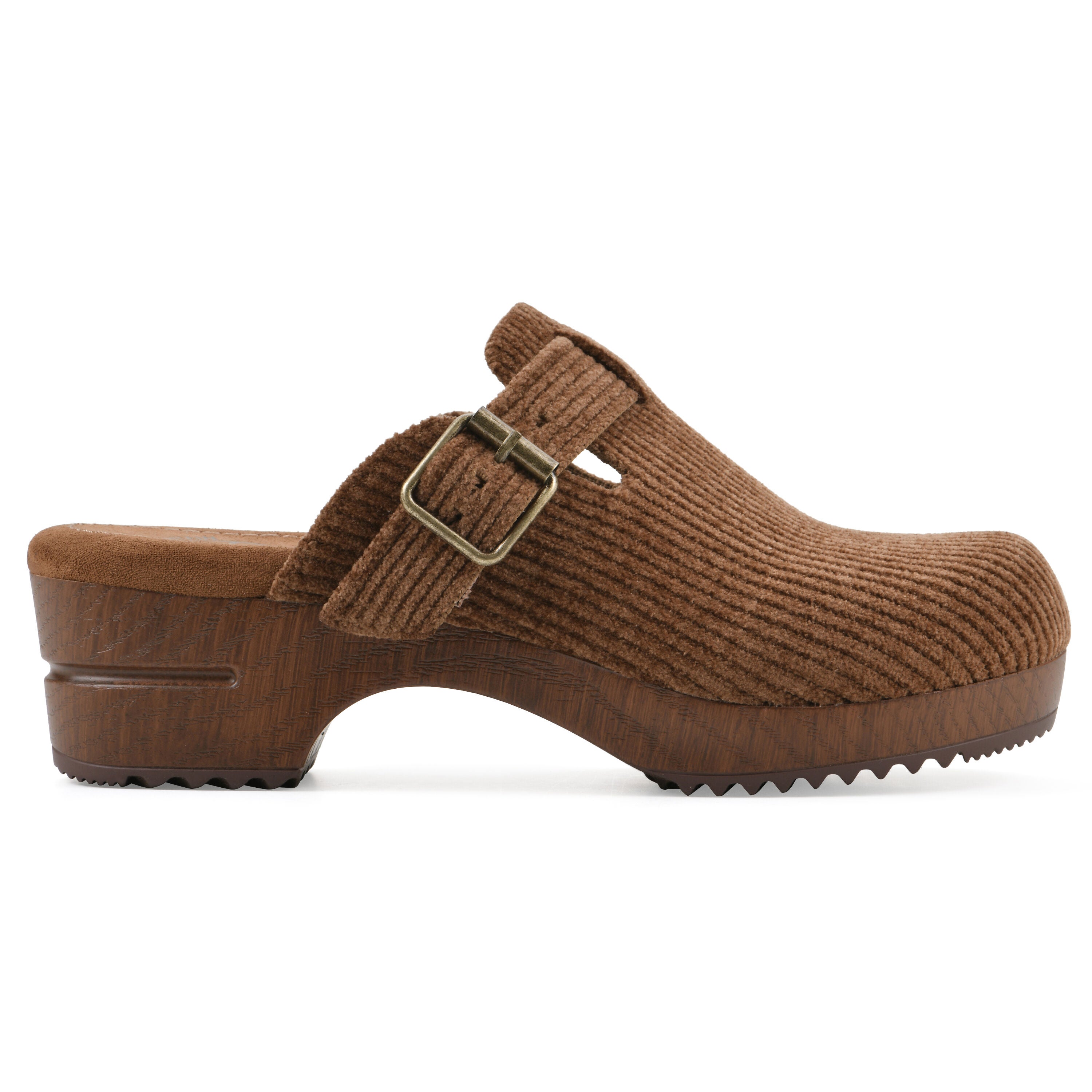 Bistros Platform Clog, PECAN FABRIC, alternate image number 2