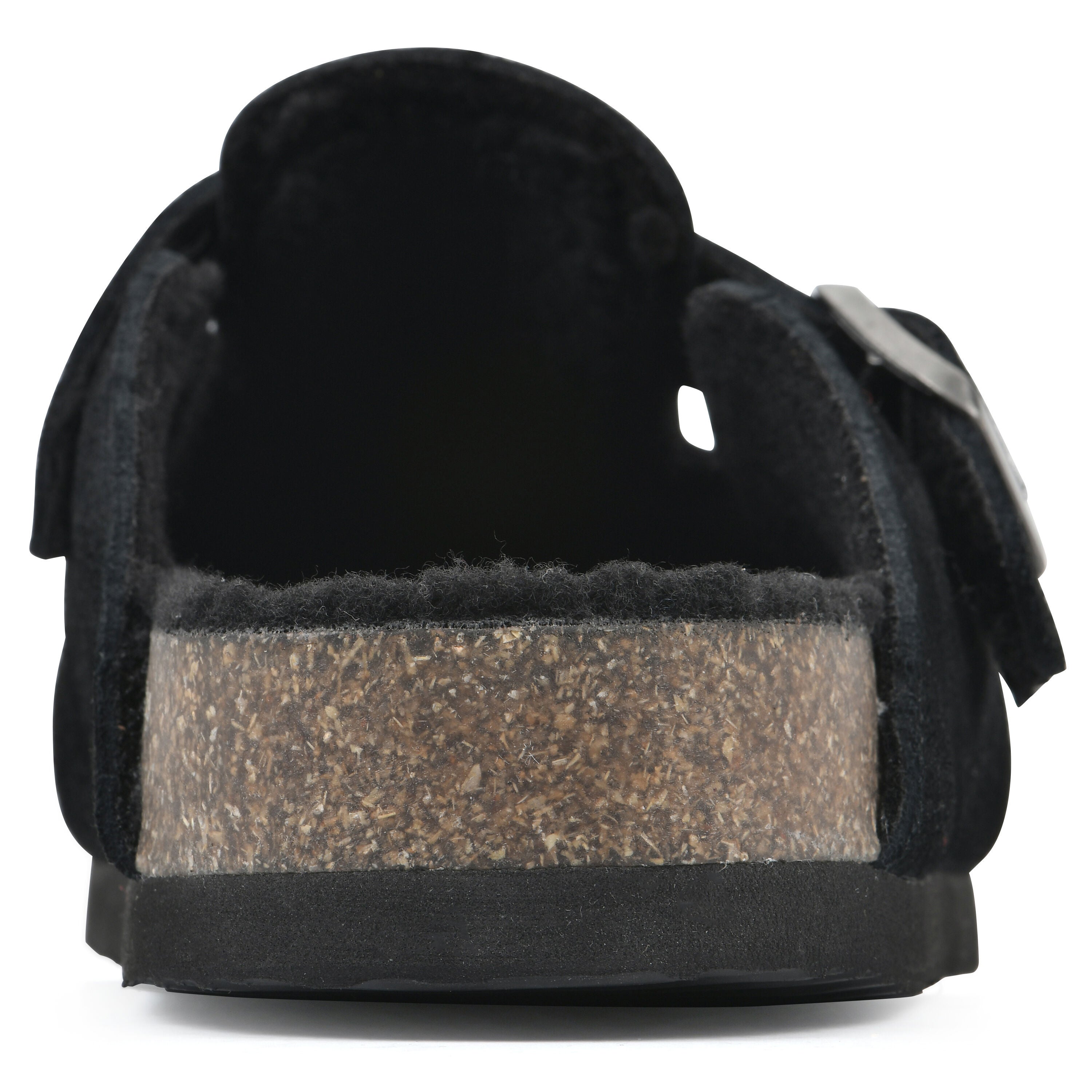 Bari Footbeds Clog, BLACK SUEDE FF, on-hover image number 1