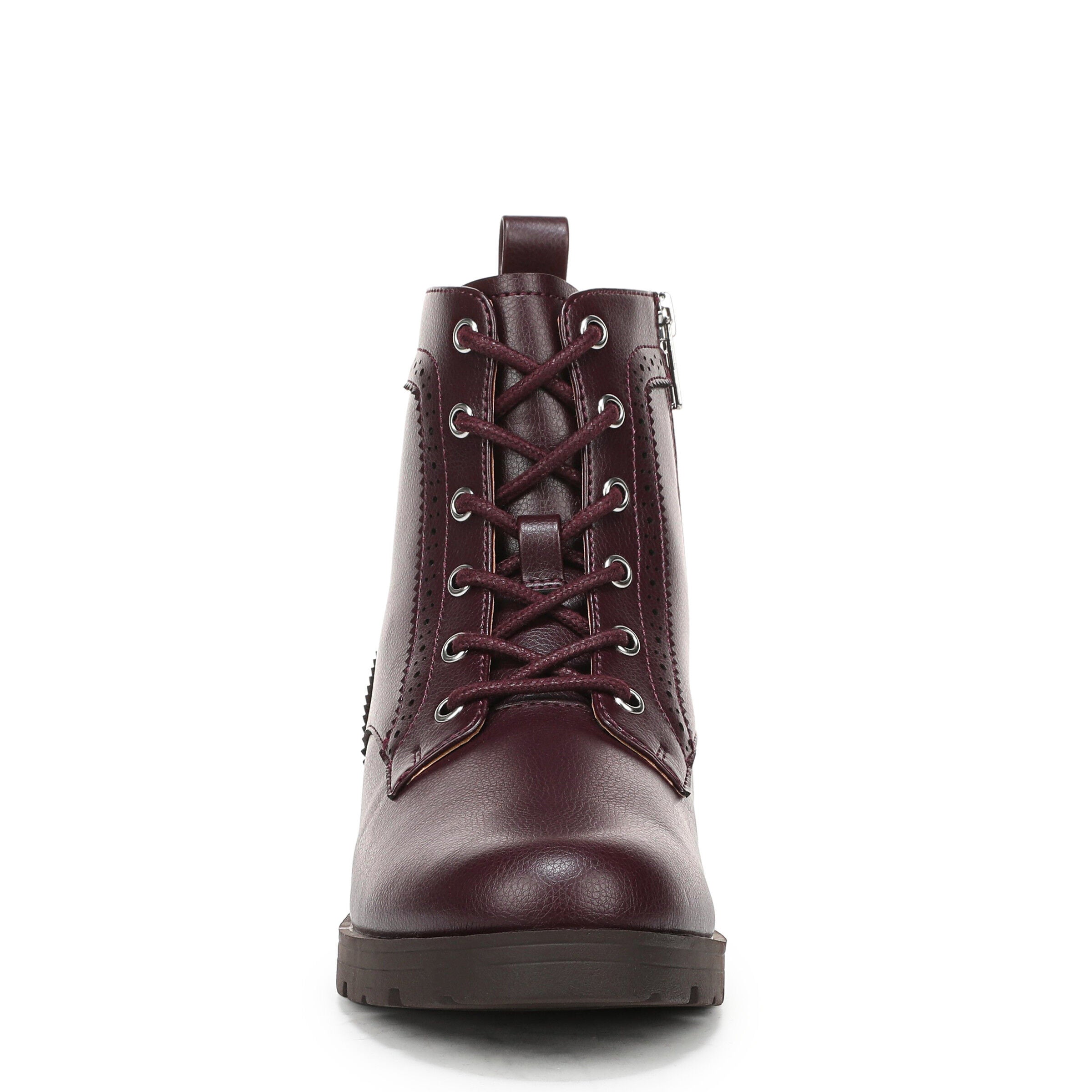 Lena Lace Up Boot, CHOCOLATE PLUM, alternate image number 4