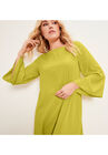 Bell-Sleeve Maxi Dress, , alternate image number null