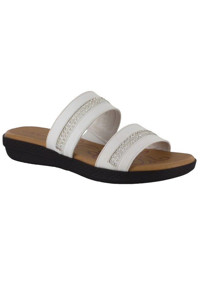 Dionne Sandals by Easy Street®, WHITE, hi-res image number 0