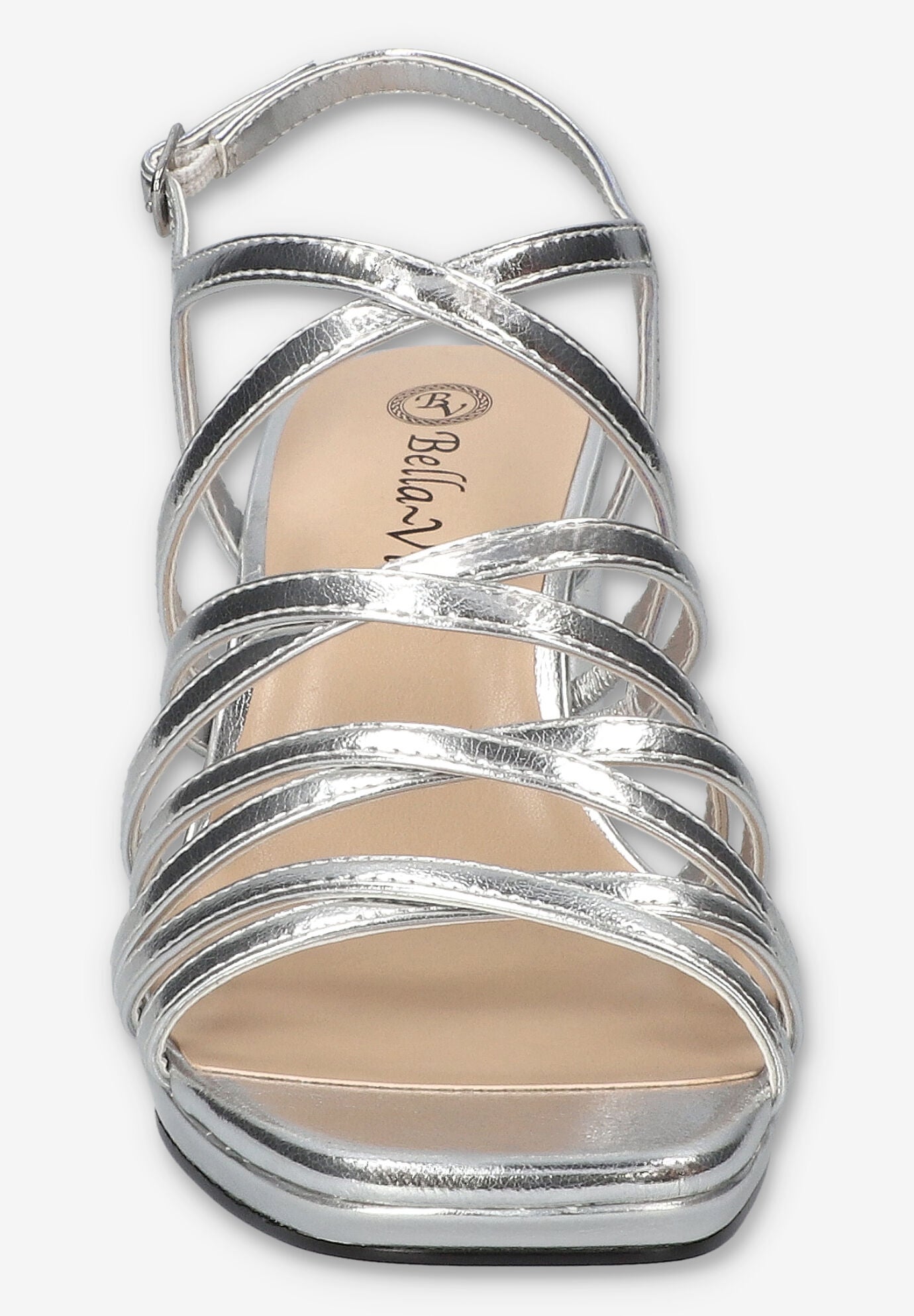 Damsel Square Toe Heeled Sandal, SILVER METALLIC, alternate image number 3