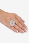 Yellow Gold-Plated Round Rose Ring, , alternate image number null