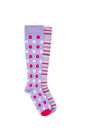2 Pair Pack Compression Socks, LAVENDER, hi-res image number null