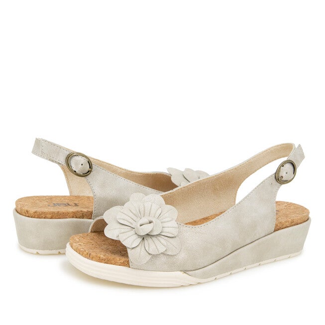 Rosetta Wedge, CREAM SHIMMER, alternate image number null
