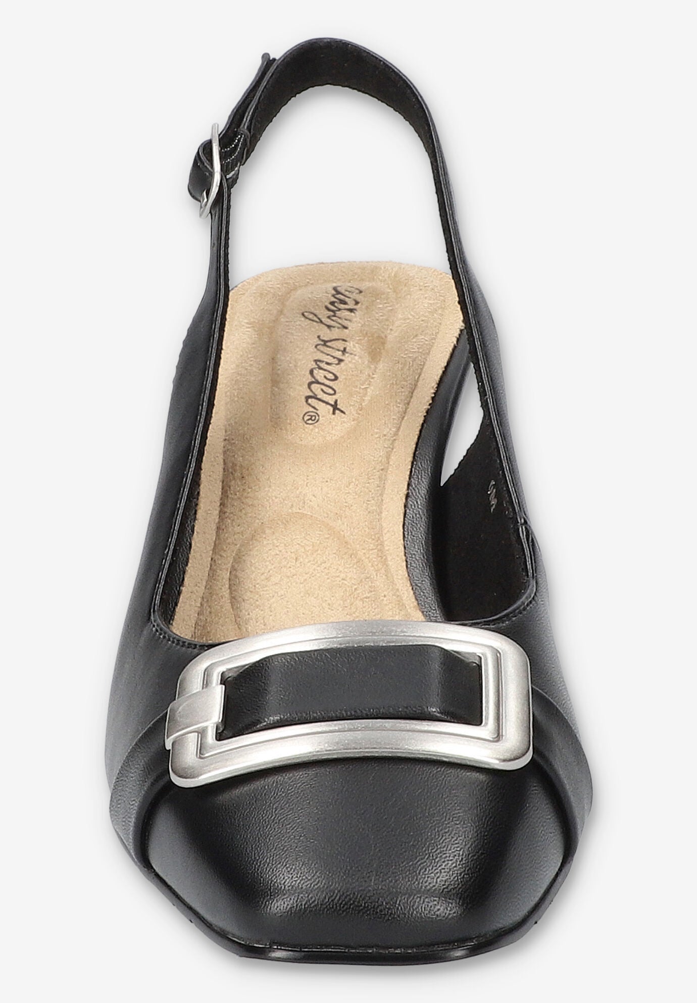 Sway Square Toe Slingback Pump, BLACK, on-hover image number 1