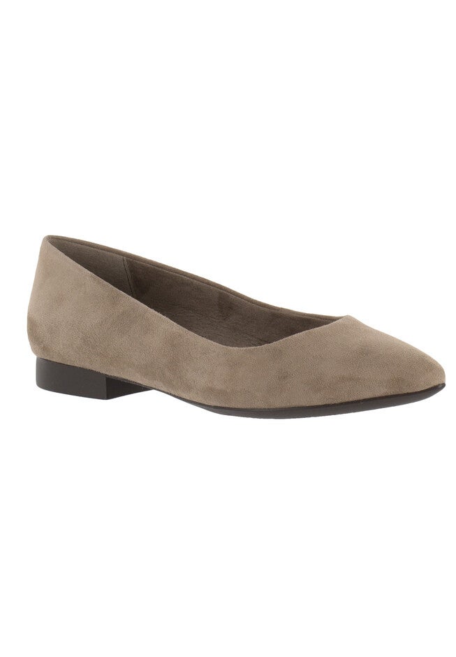 Vivien Flat by Bella Vita®, ALMOND KID SUEDE, hi-res image number 0