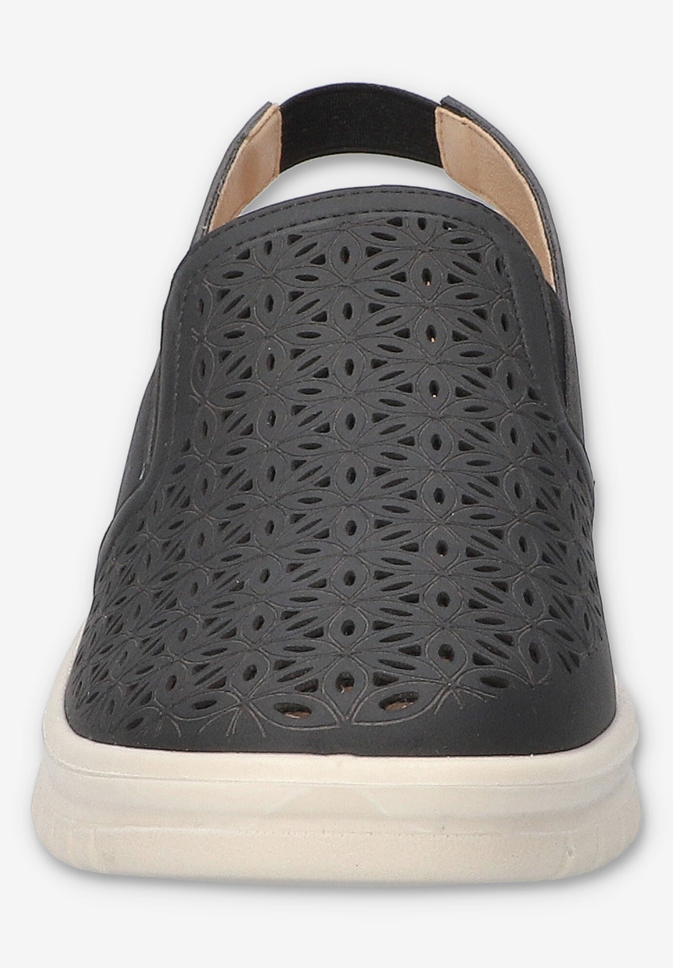 Petal Comfort Wedge, BLACK, on-hover image number 1