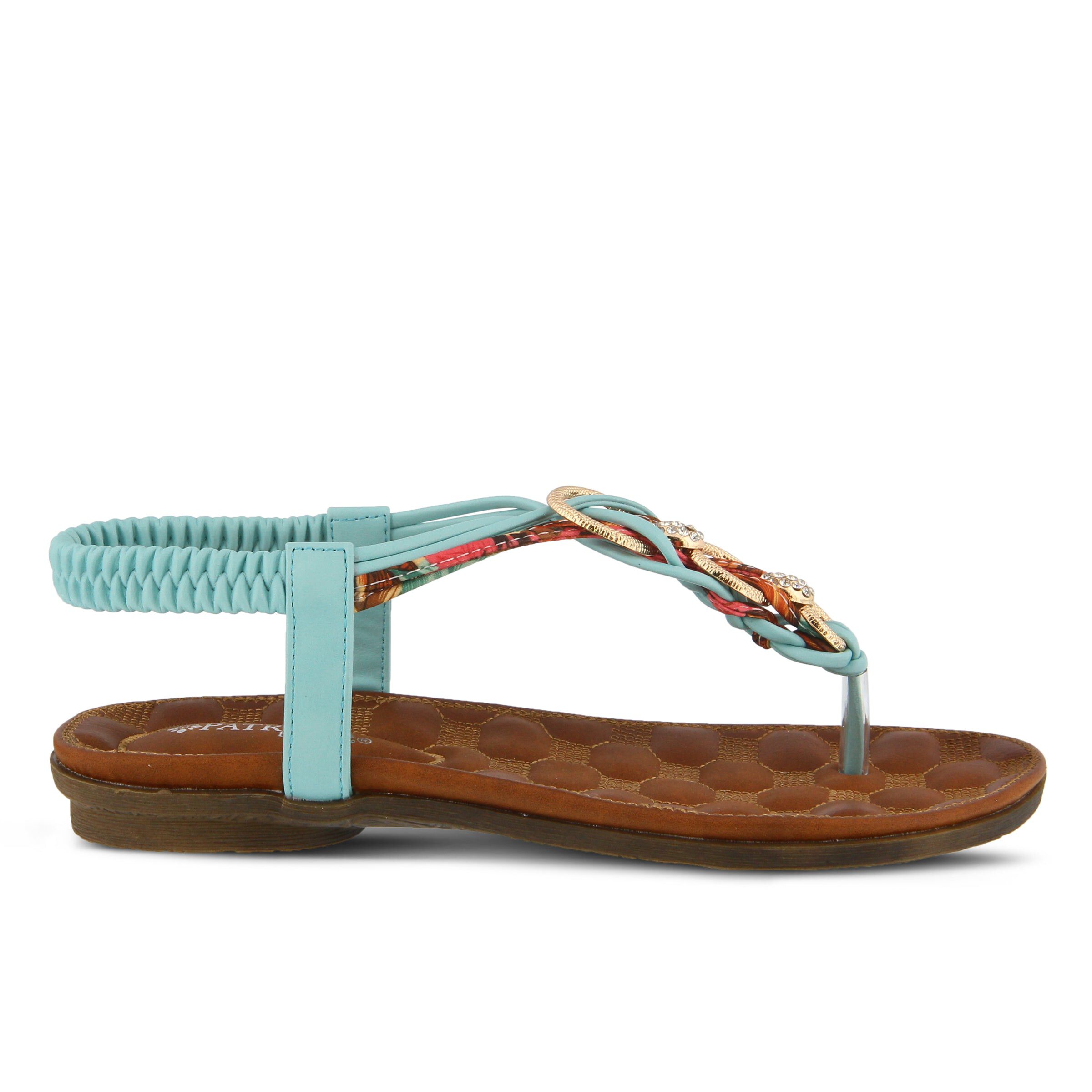 Gadelina T-Strap Thong Sandal, MINT GREEN, alternate image number 4