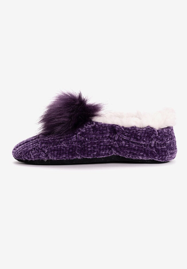 Chenille Ballerina Slipper, , alternate image number null