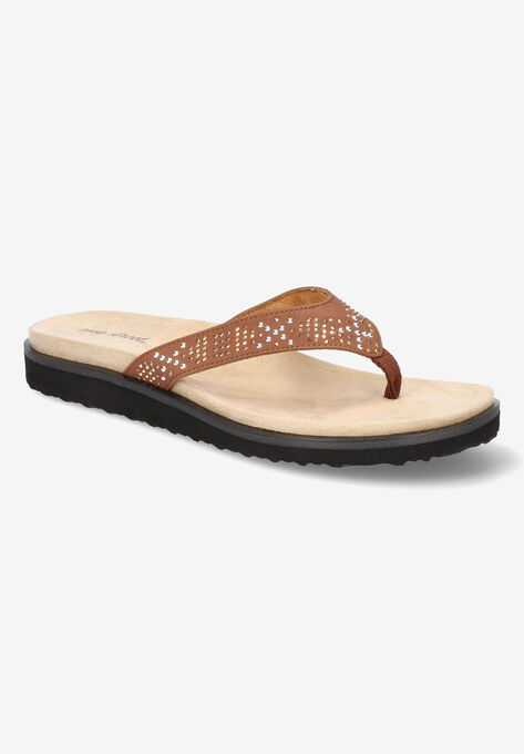 Stevie Sandals by Easy Street®, TAN, hi-res image number null