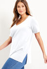 Short-Sleeve V-Neck One + Only Tunic, , alternate image number null