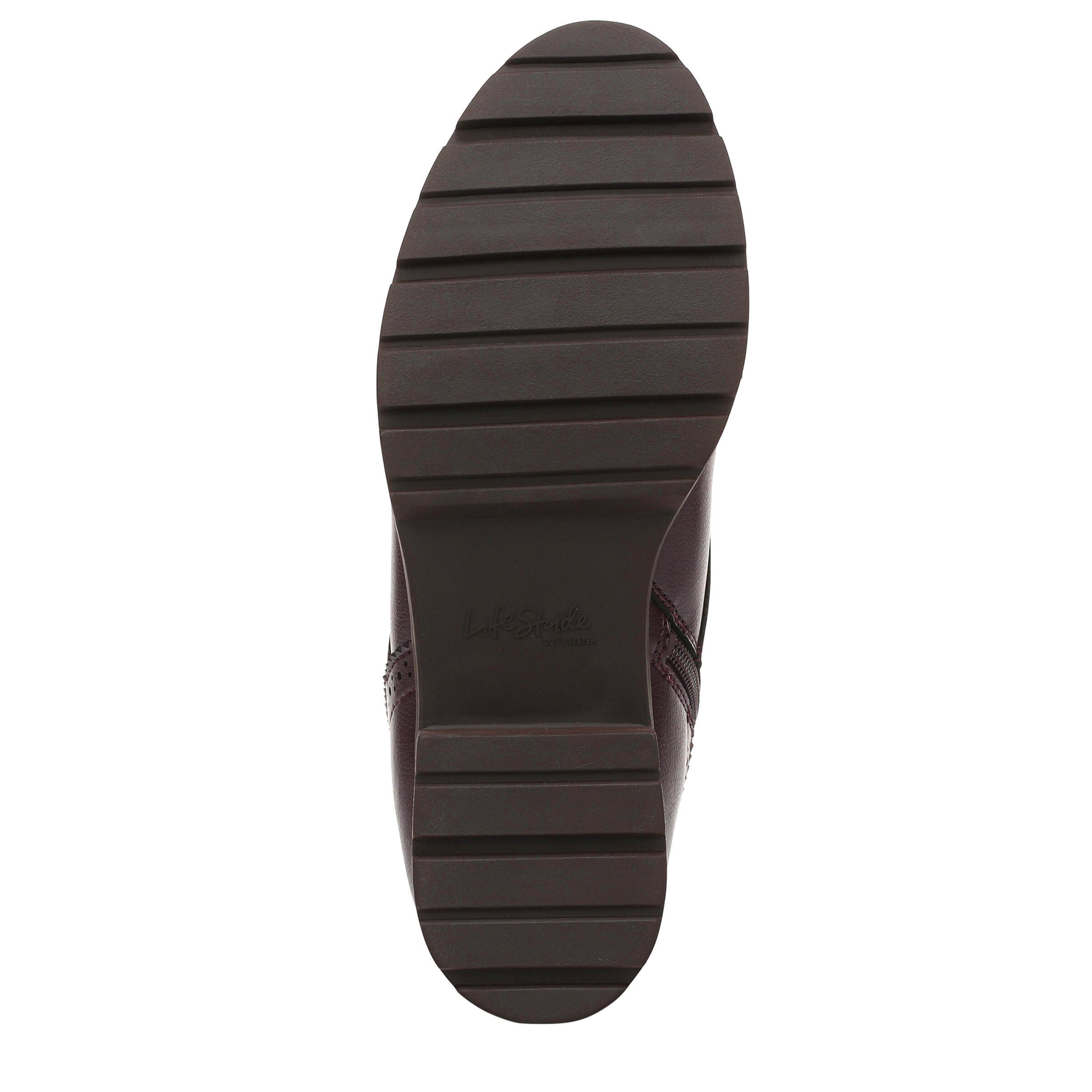Lena Lace Up Boot, CHOCOLATE PLUM, alternate image number 7
