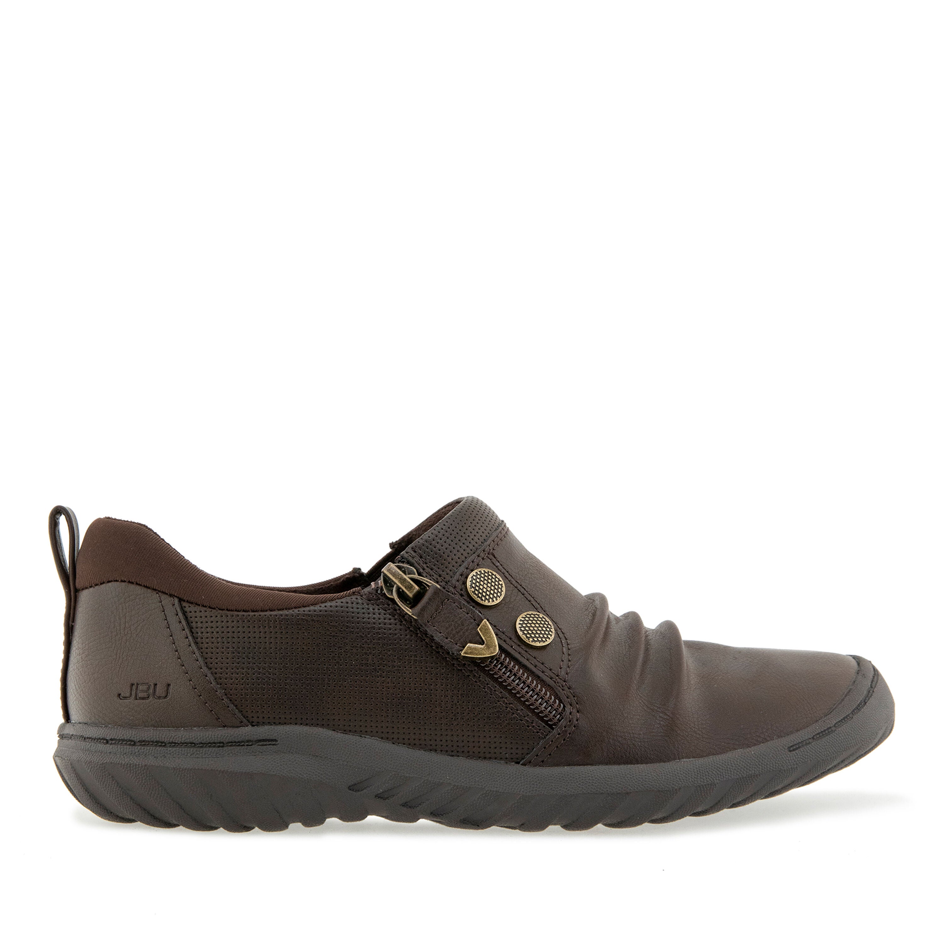 Romi Closed Casual Flat, CHOCOLATE, alternate image number 2