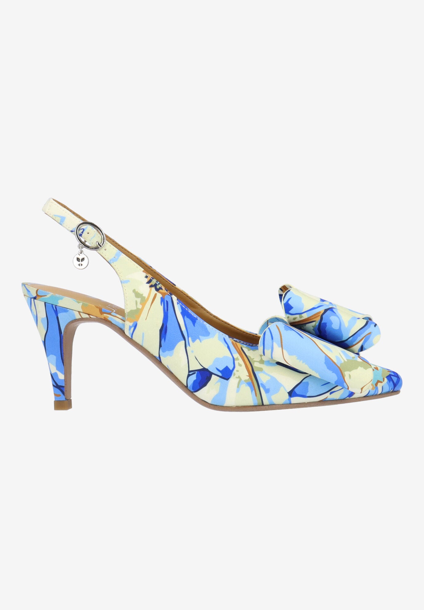 Lysara Slingback Pump, BLUE CREAM, alternate image number 3
