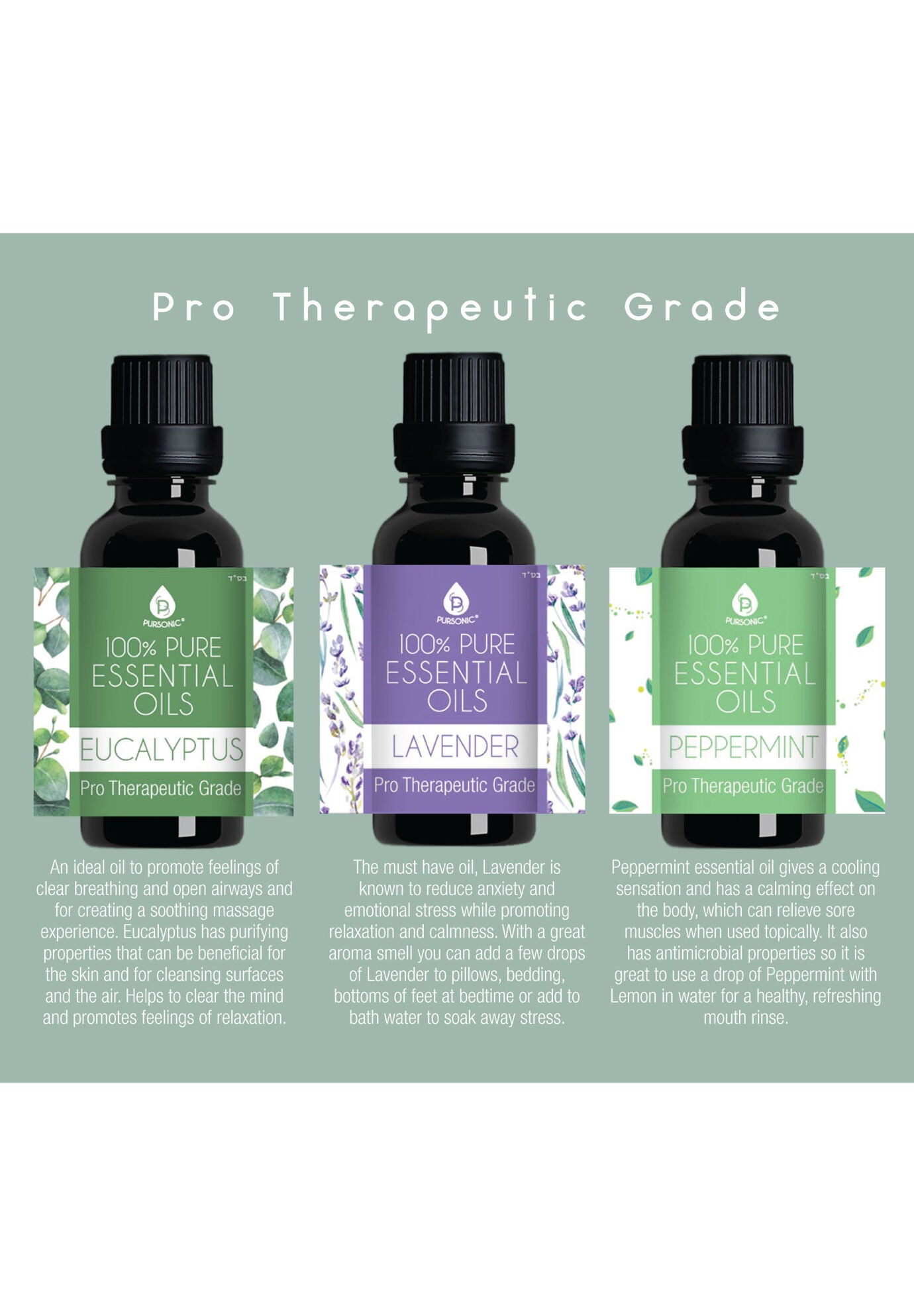 Pure Essential Aromatherapy Oils Gift Set, , alternate image number 2