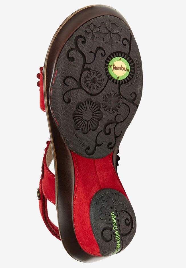 Daisy Wedge Sandal by Jambu®, , alternate image number 2
