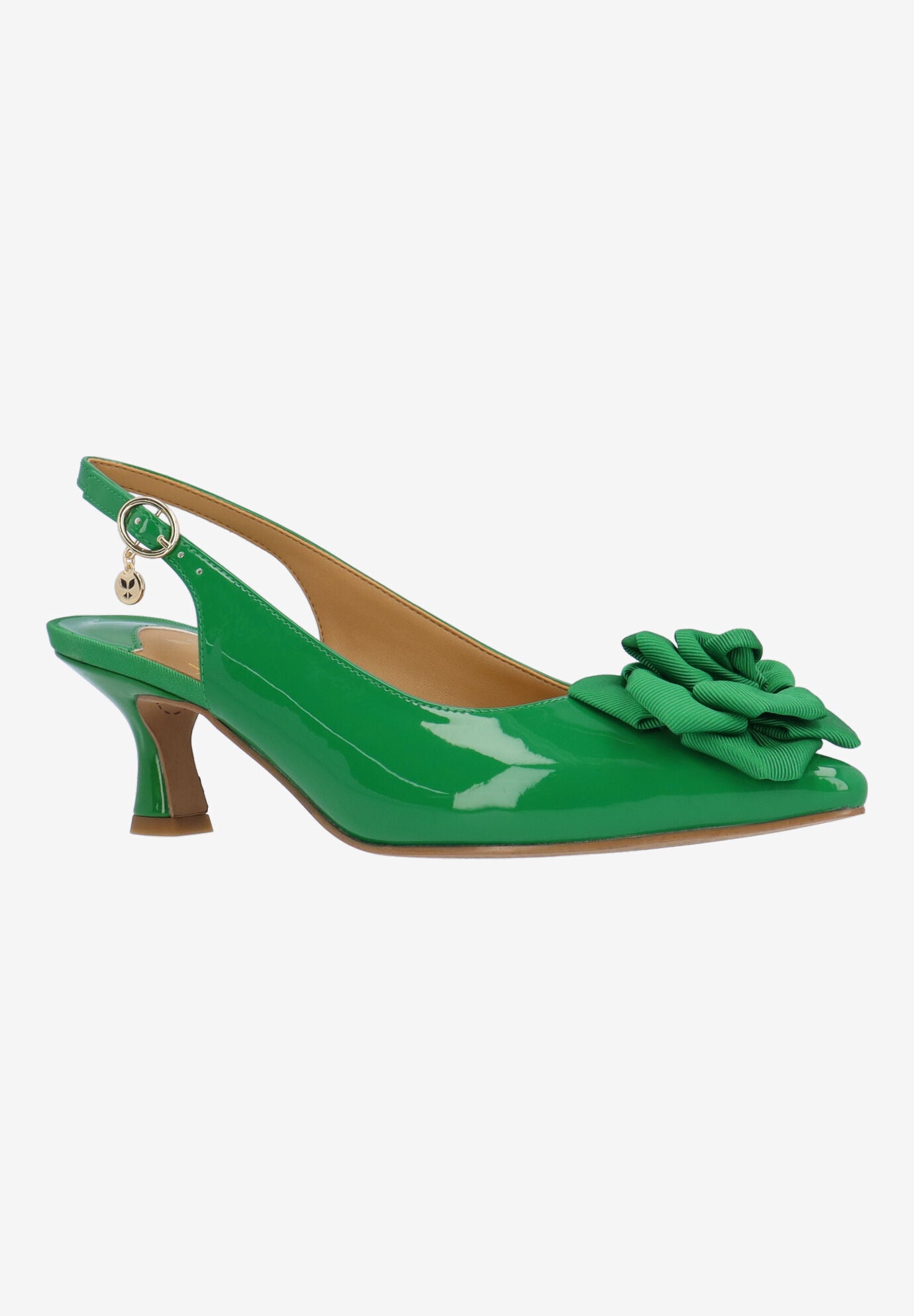 Kendry Slingback Pump, GREEN, hi-res image number 0