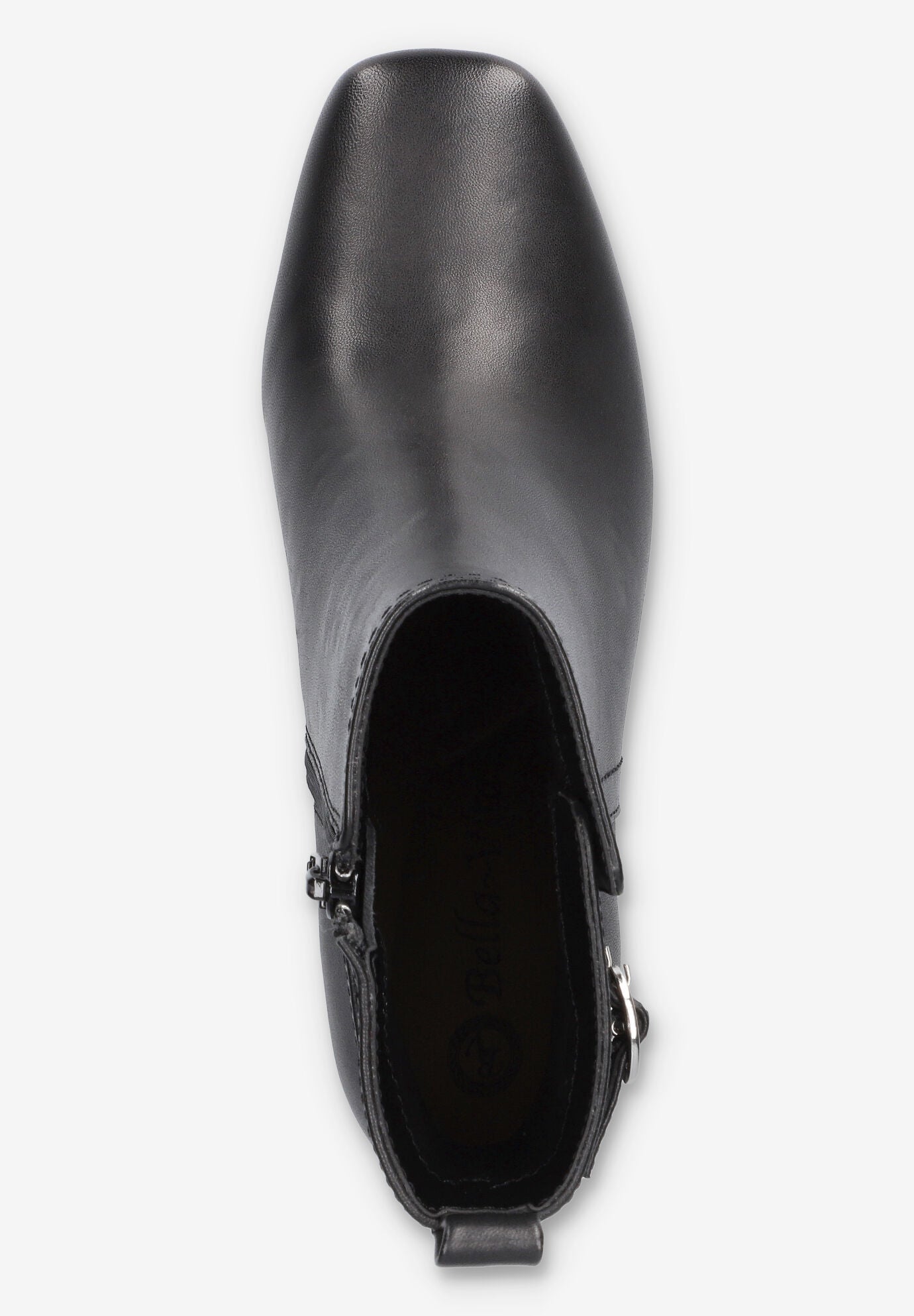 Orchard Sqaure Toe Ankle Boot, BLACK LEATHER, alternate image number 6