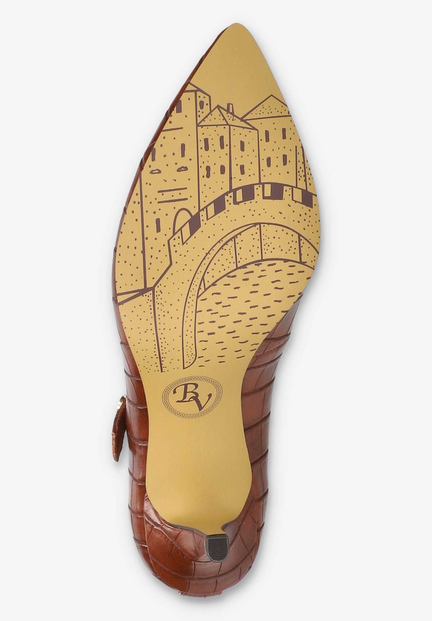Lainey Mary Jane Pump, TAN CROCO, alternate image number 5
