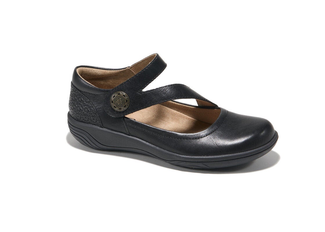 Ava Slip-On Flat, BLACK, alternate image number 2