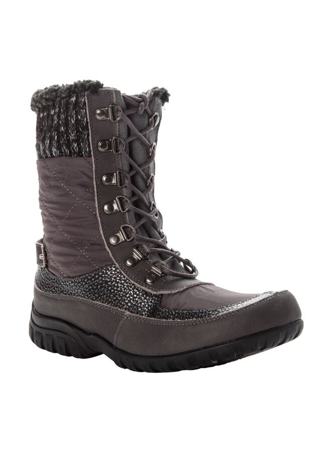 Delaney Frost Wide Calf Boot, GREY, hi-res image number 0