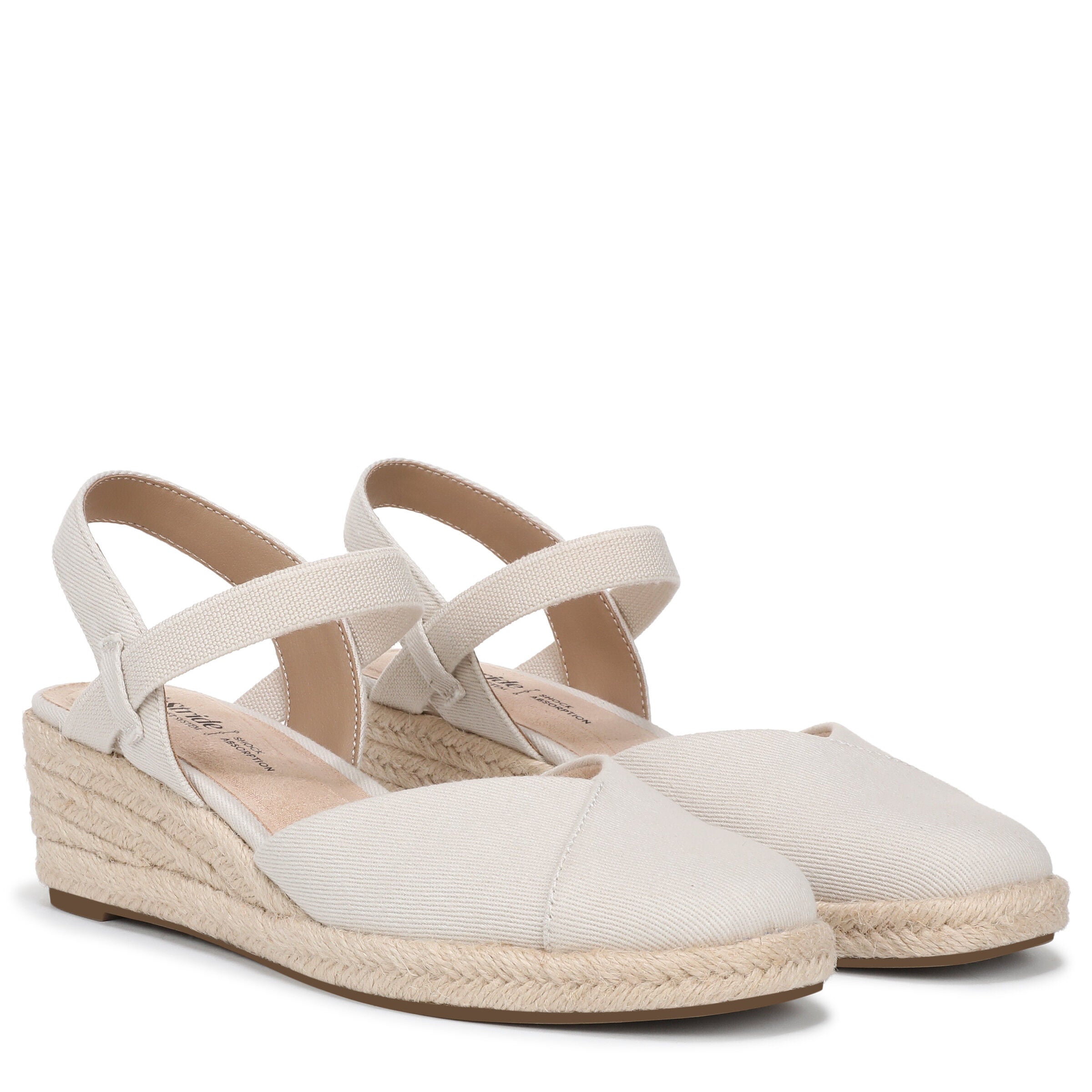 Pilar Wedge Sandal, BONE, alternate image number 2