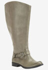 Quinn Plus Plus Wide Calf Boots   , GRANITE BURNISH, hi-res image number null